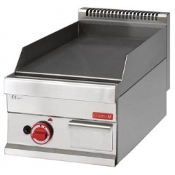 Fry top gaz plaque lisse