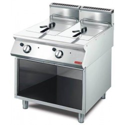 Friteuse gaz double zone...